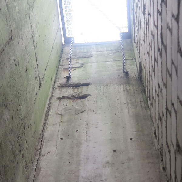 freiliegende Bewehrung